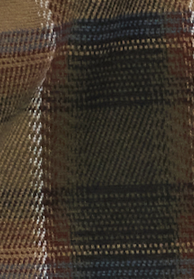 Crowley L/S Hero Knit Flannel - Olive/Brown