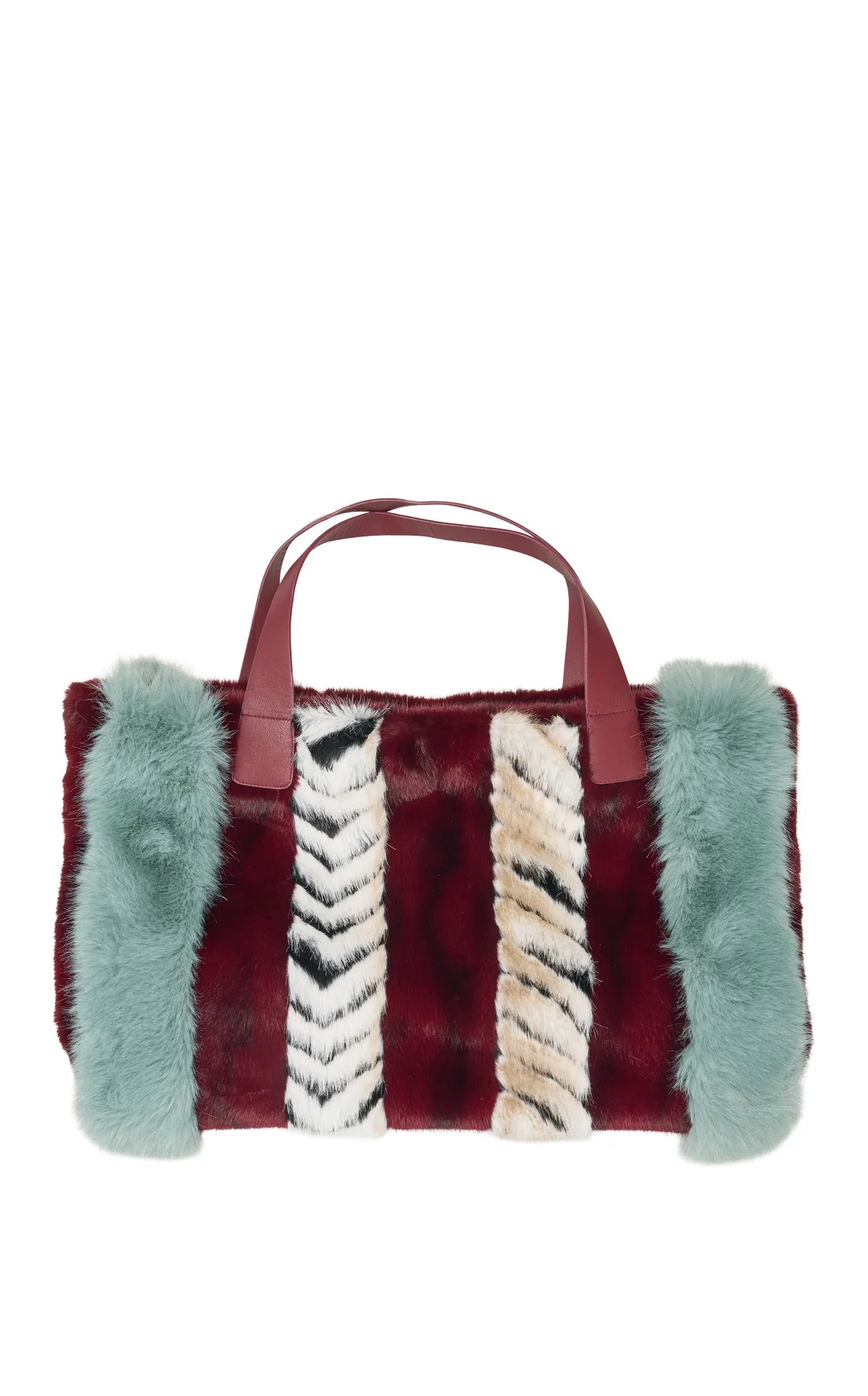 Confidante Faux Fur Bag - Multi
