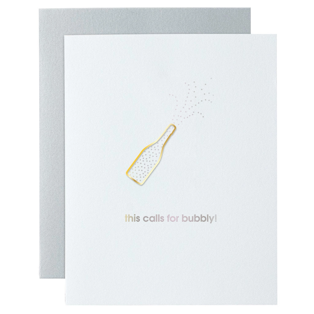 This Calls For Bubbly - Congrats | Encouragement Card