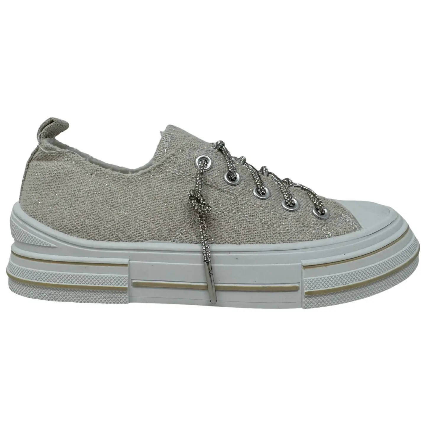 Aman Slip on Sneaker - Natural Sparkle