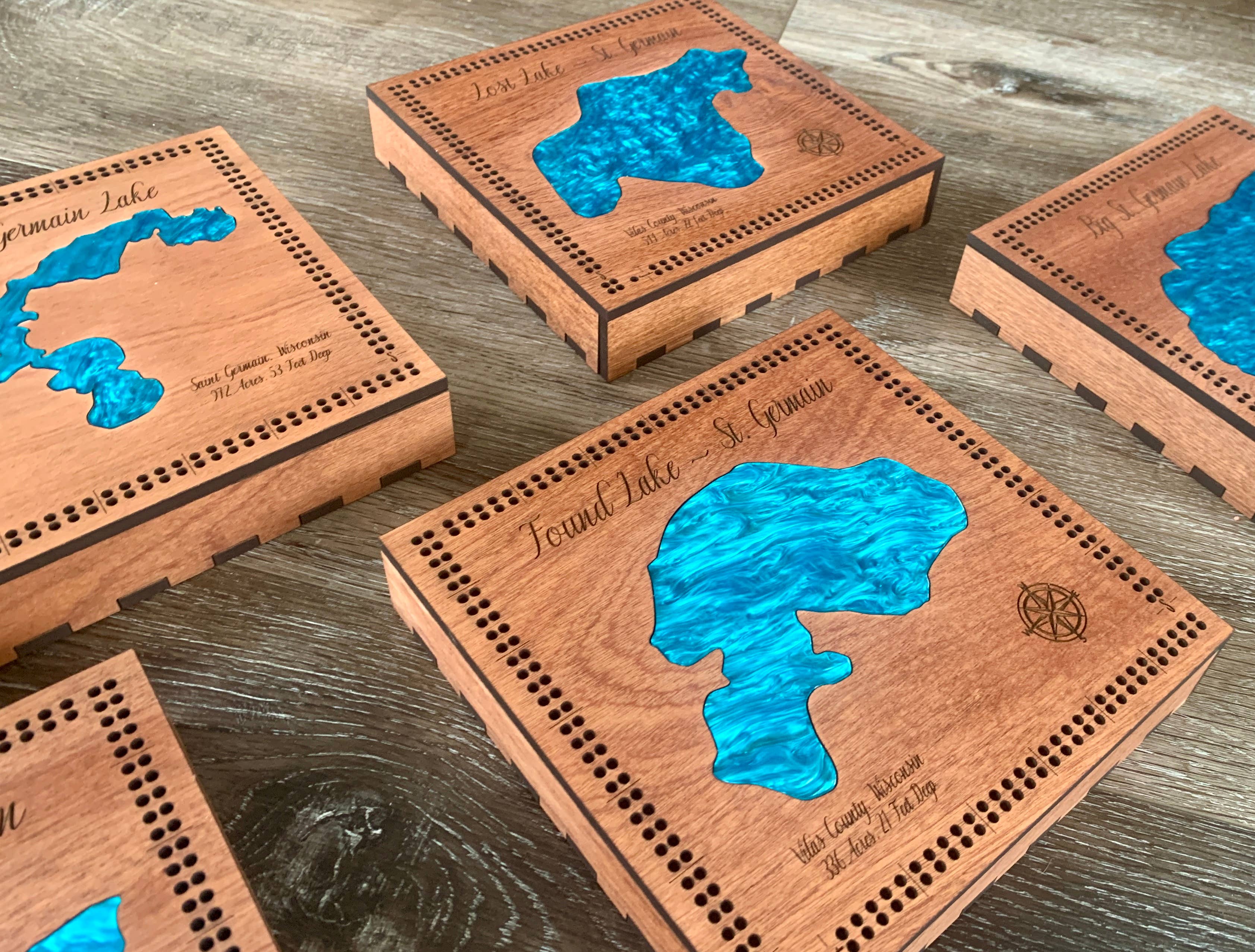 Cribbage Board -  Lake Chelan