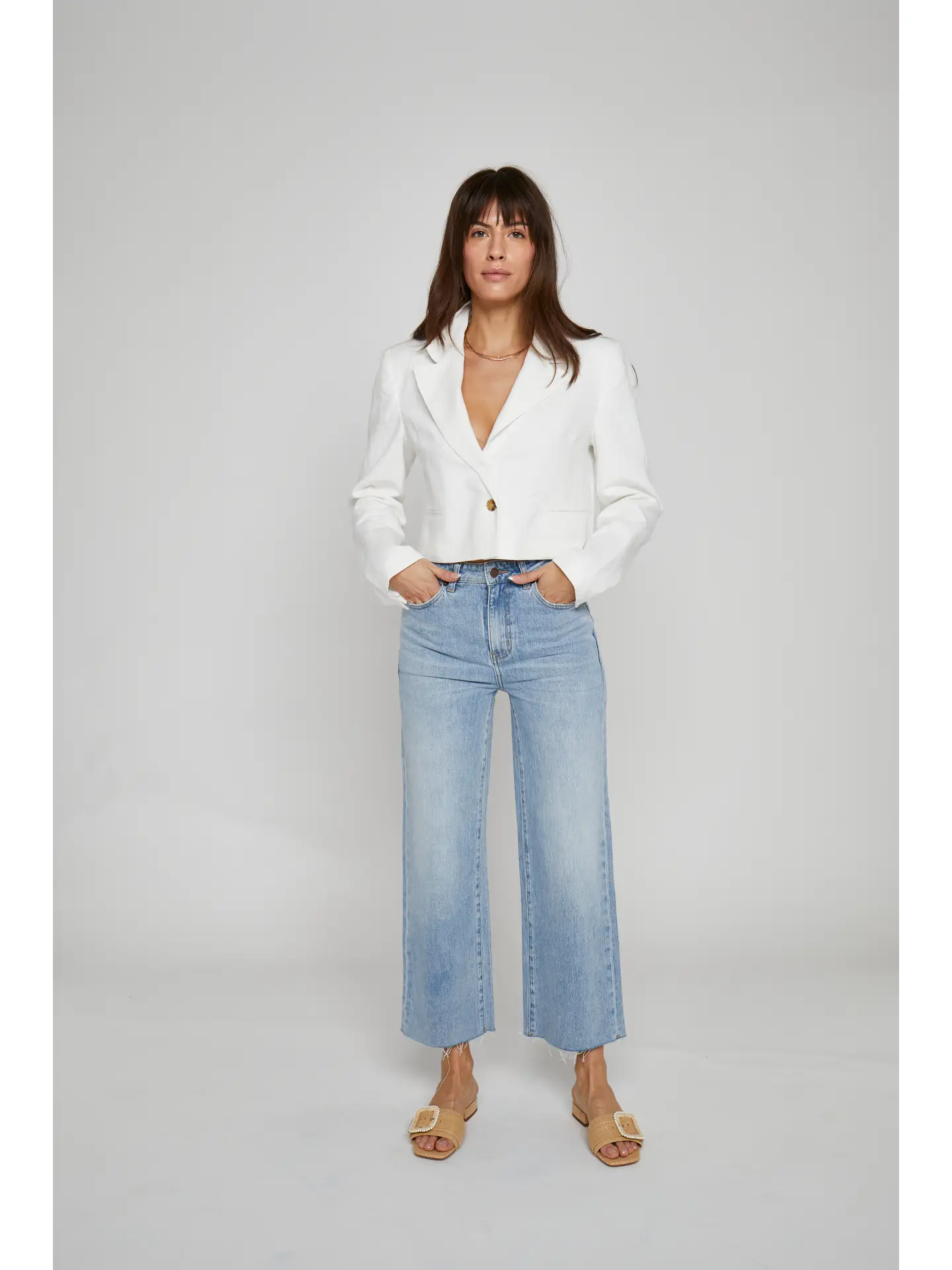 Aberdeen Ankle Crop High Rise Jean