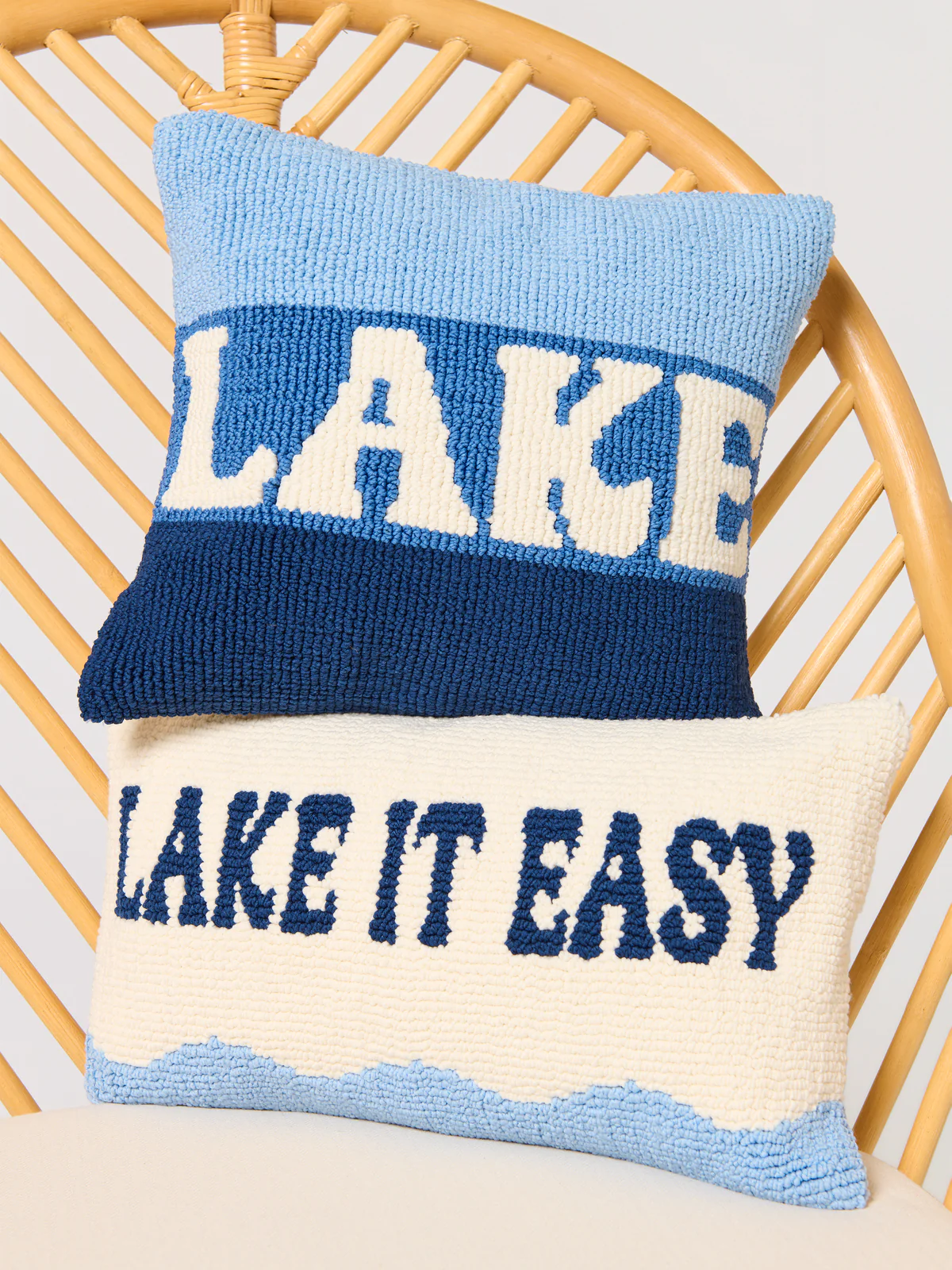 Shiraleah "Lake" Pillow - Blue