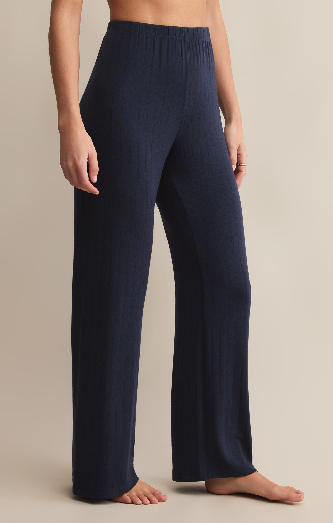 Classique Rib Pant - Eclipse