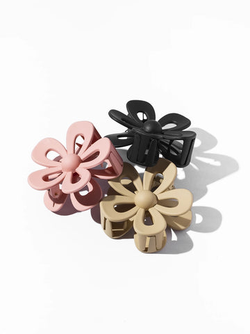 Flower Claw Clips