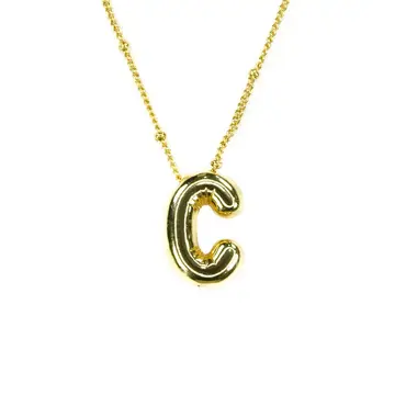 Mini Balloon Initial Necklace