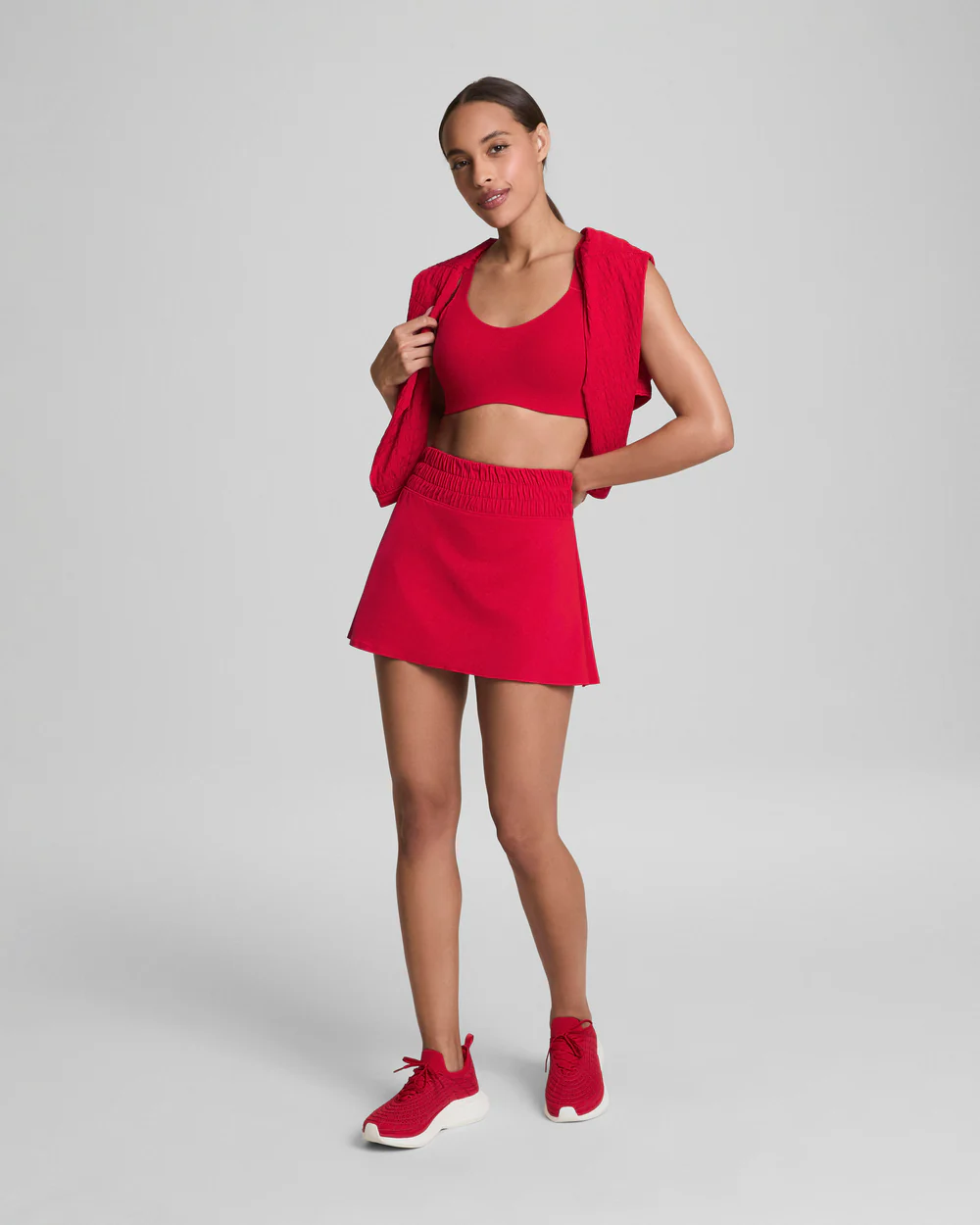 SPANXshape Activate Skort, 14" - Red