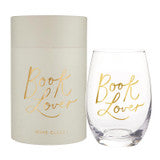 Stemless Wine Glass - Book Lover