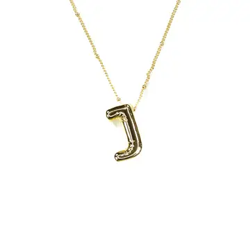 Mini Balloon Initial Necklace