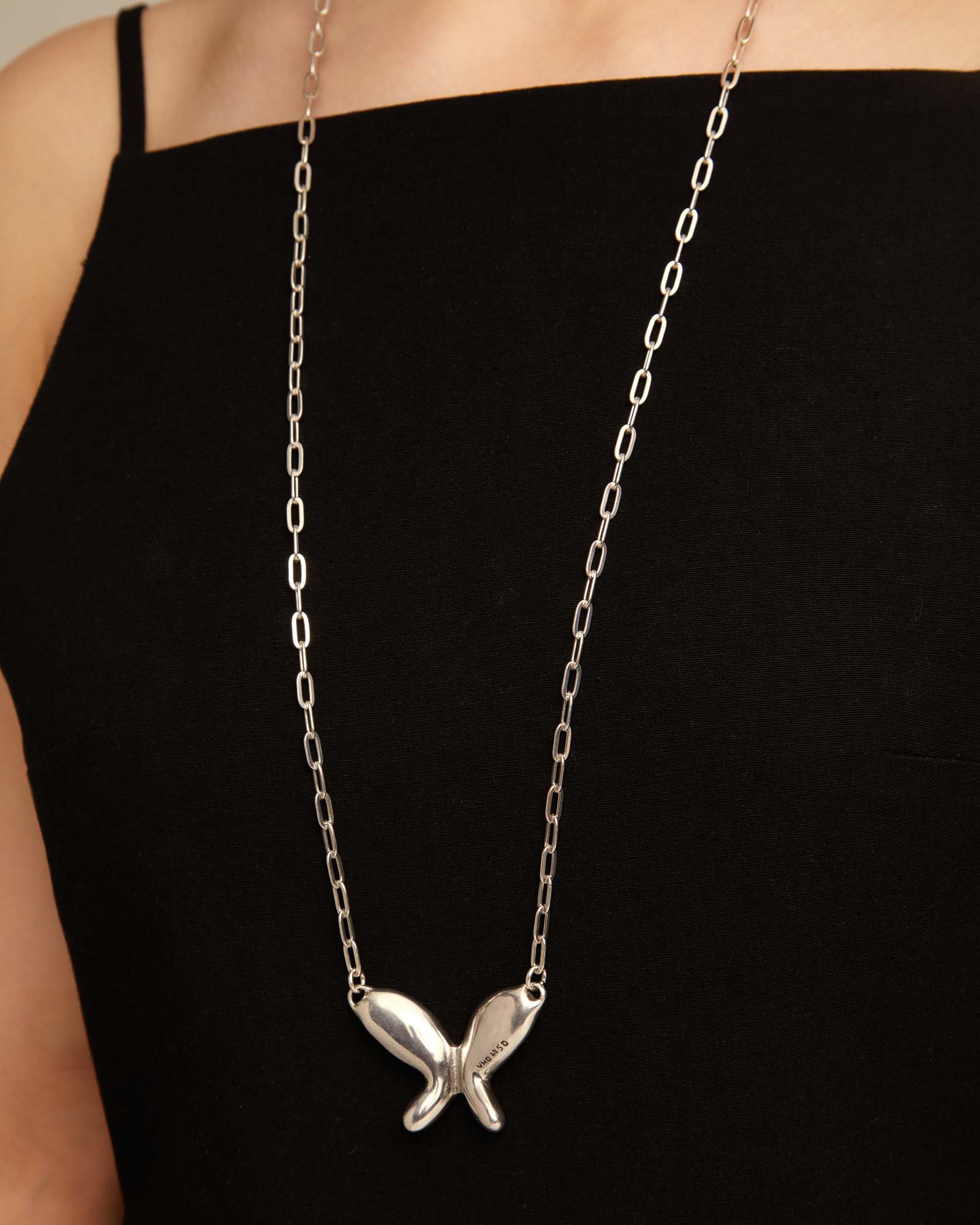 UNOde50 Wings Necklace, Silver