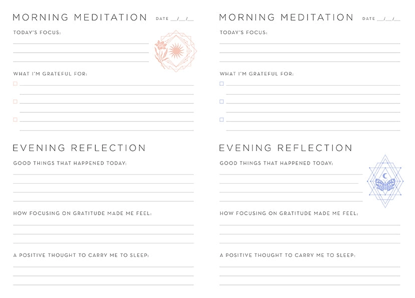 365 Days of Gratitude: A Day & Night Reflection Journal