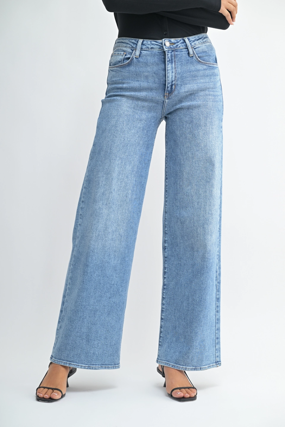 Med Stretchy Wide Leg