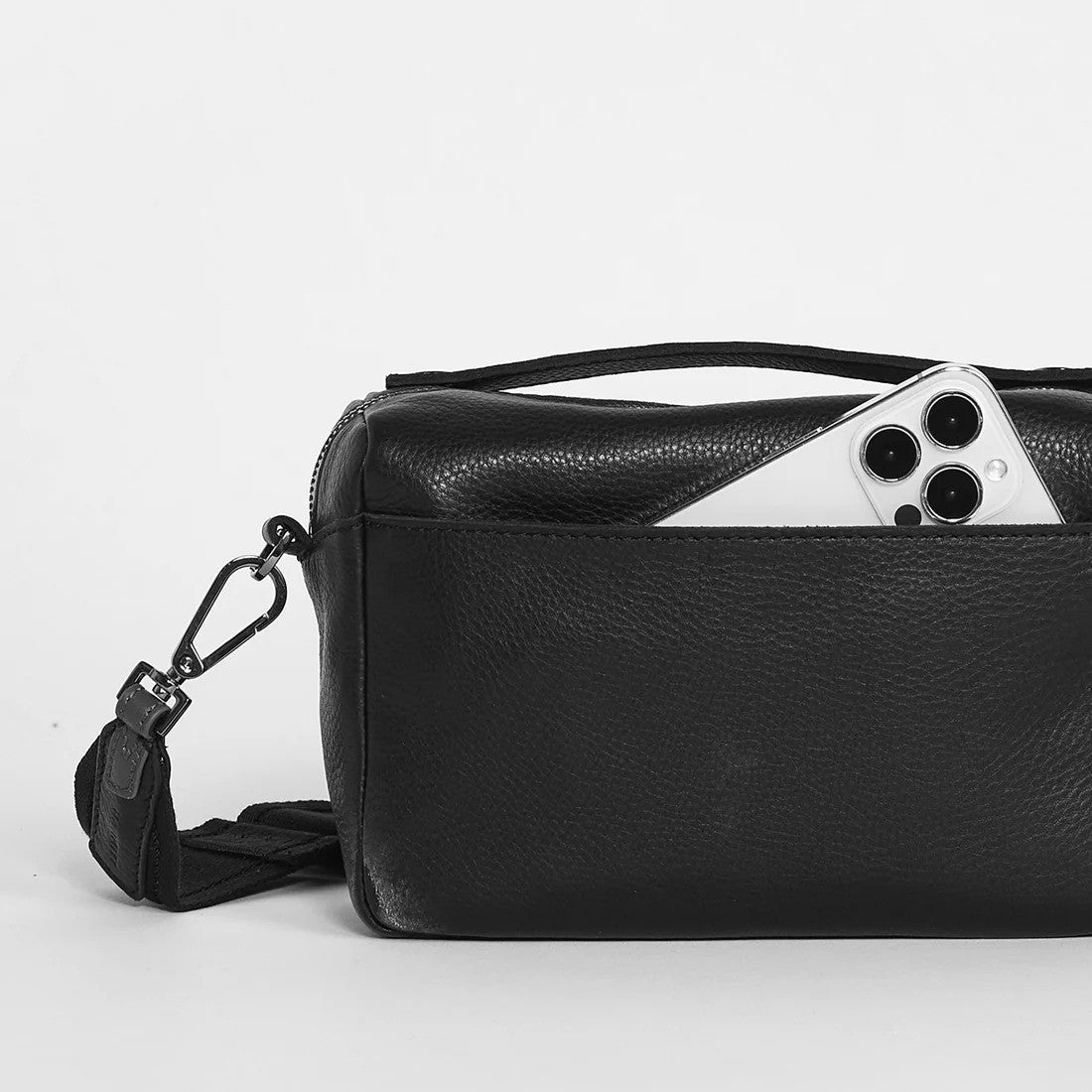 Hammitt Evan Crossbody Sml - Cargo Black/Gunmetal