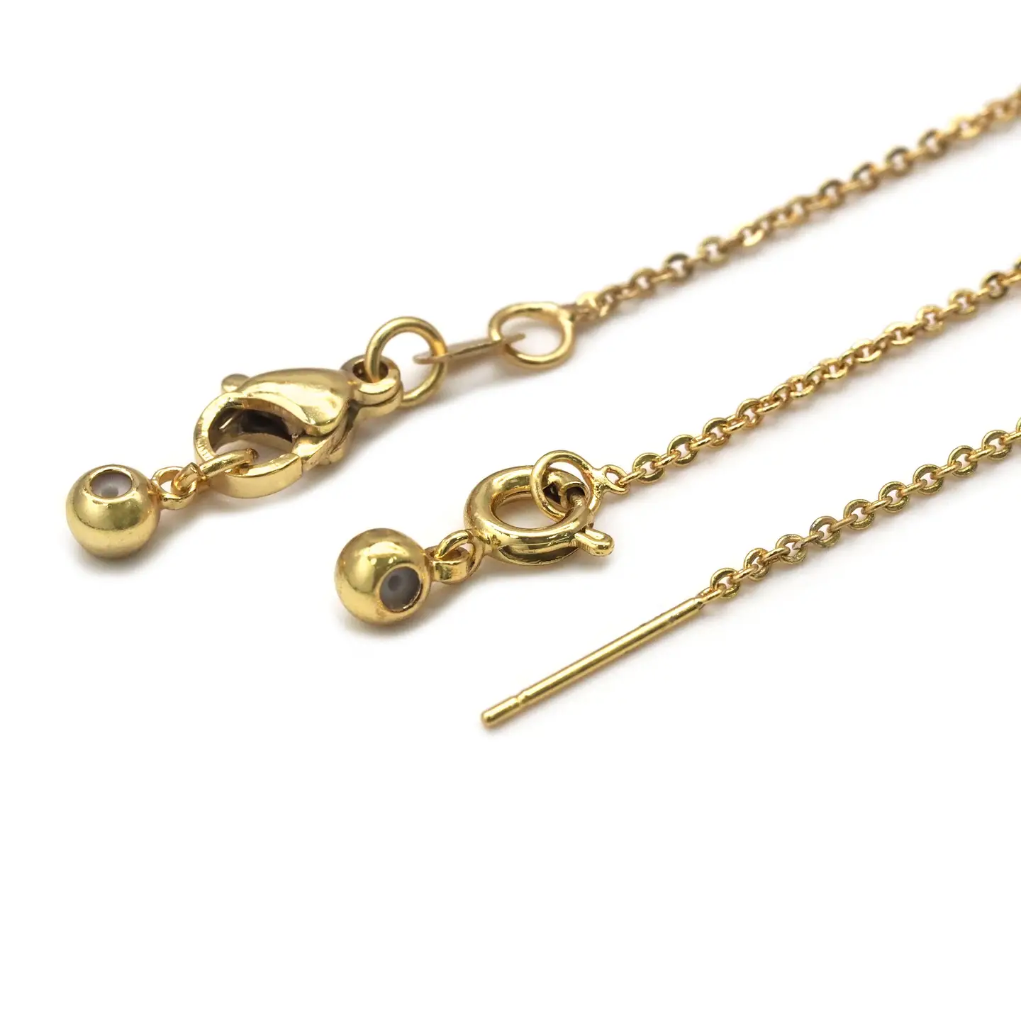 Dainty Adjustable Necklace - Gold 24"