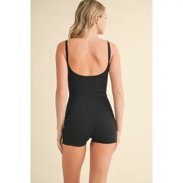 Micro Romper - Black