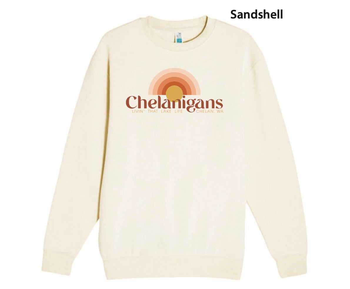 Chelanigans Rainbow Pullover Crewneck