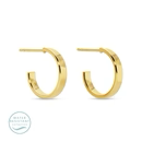 Earrings - Small Hoops/Water Resistant - Gold