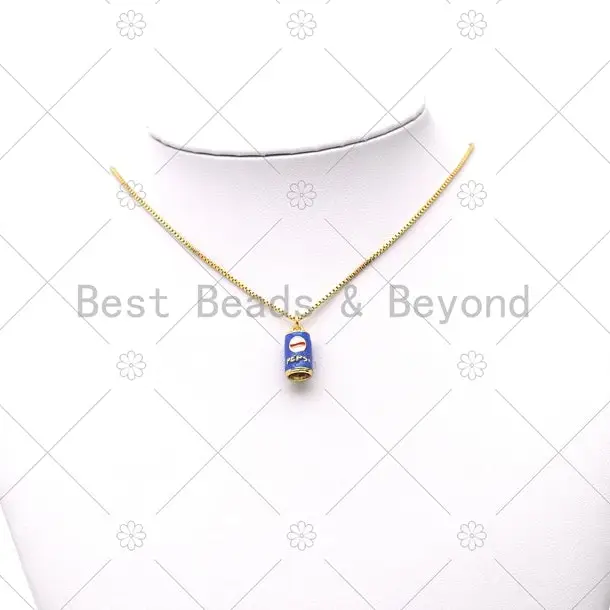 Enamel Pepsi Soda Can Charm