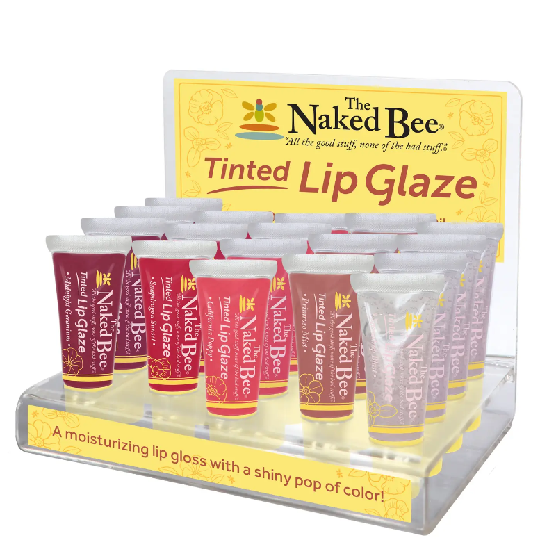 The Naked Bee Orange Blossom Honey Tinted Lip Glaze Prepack