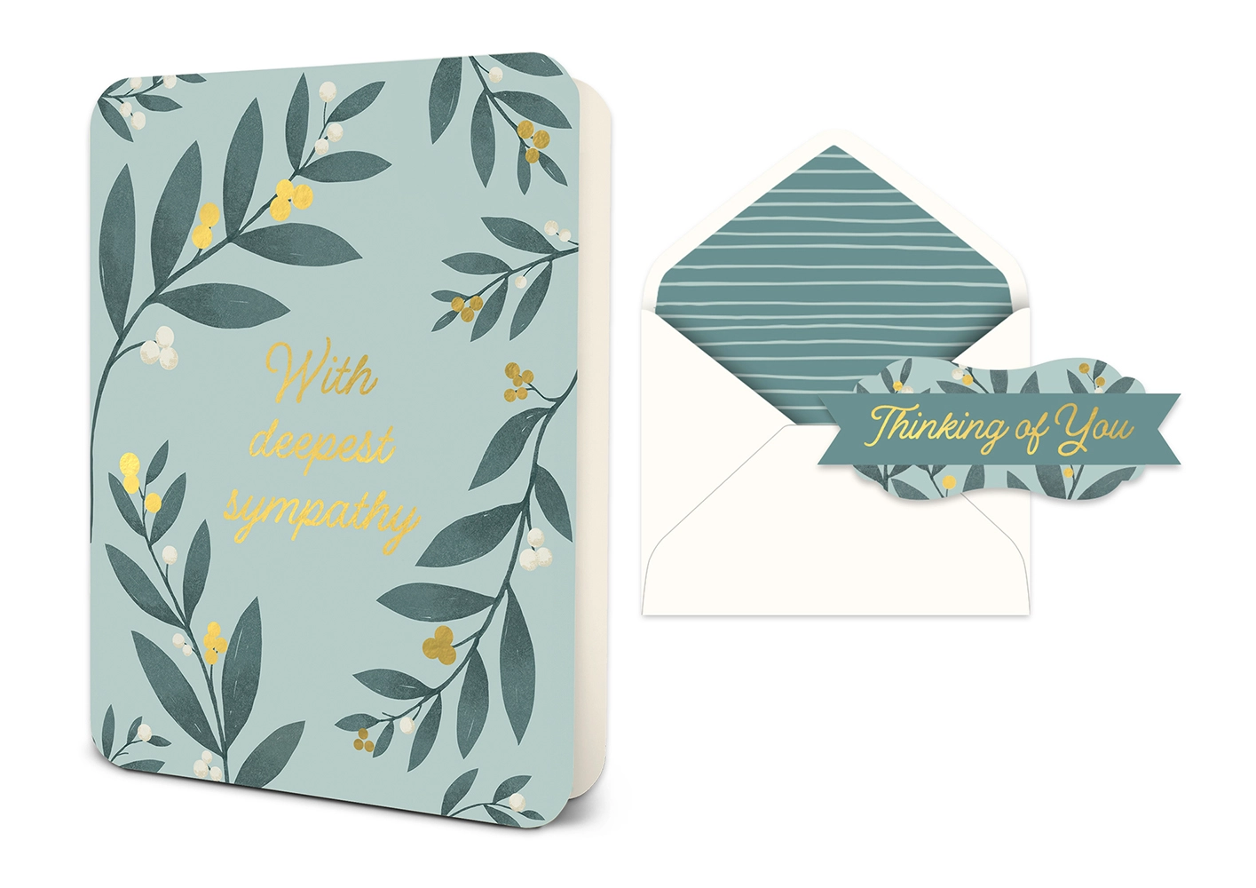 Deluxe Greeting Card - With Deepest Sympathy