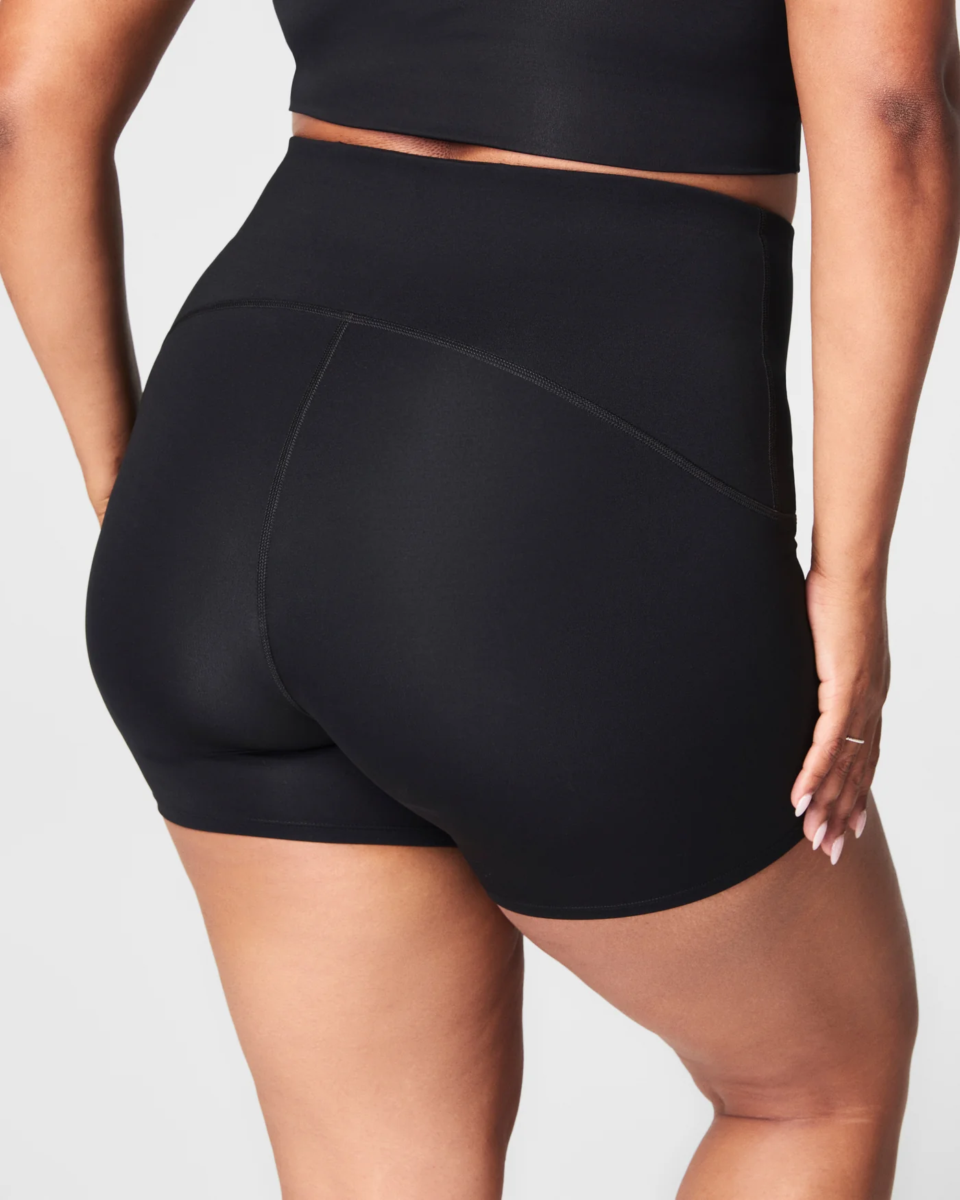 Booty Boost Active Biker Shorts 5" - Very Black