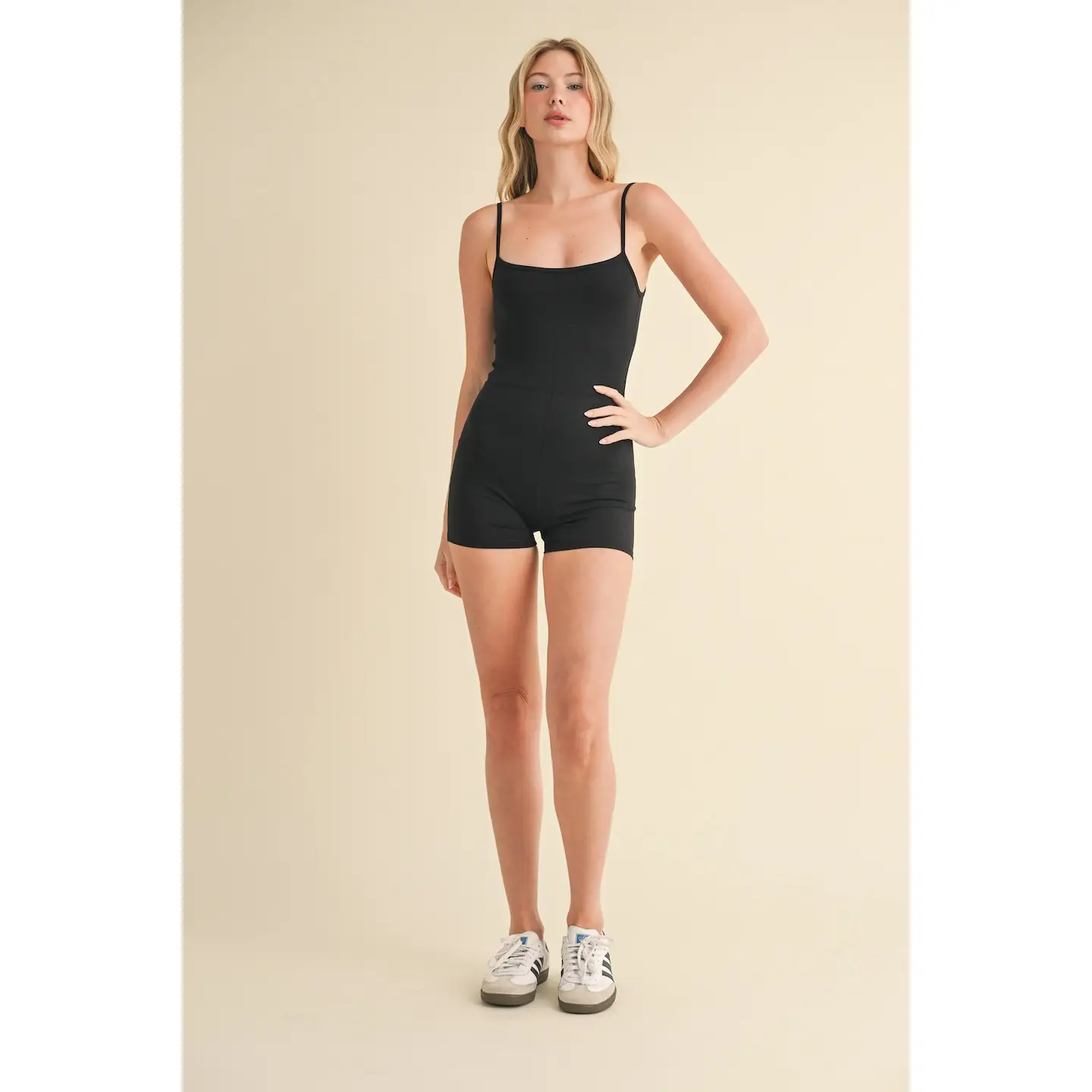 Micro Romper - Black
