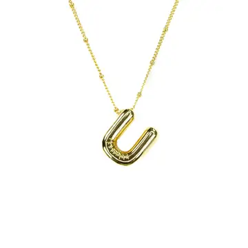 Mini Balloon Initial Necklace