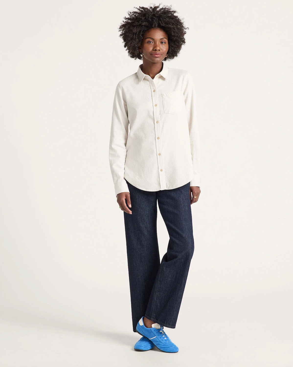The Perfect One Pocket Shirt - Natural