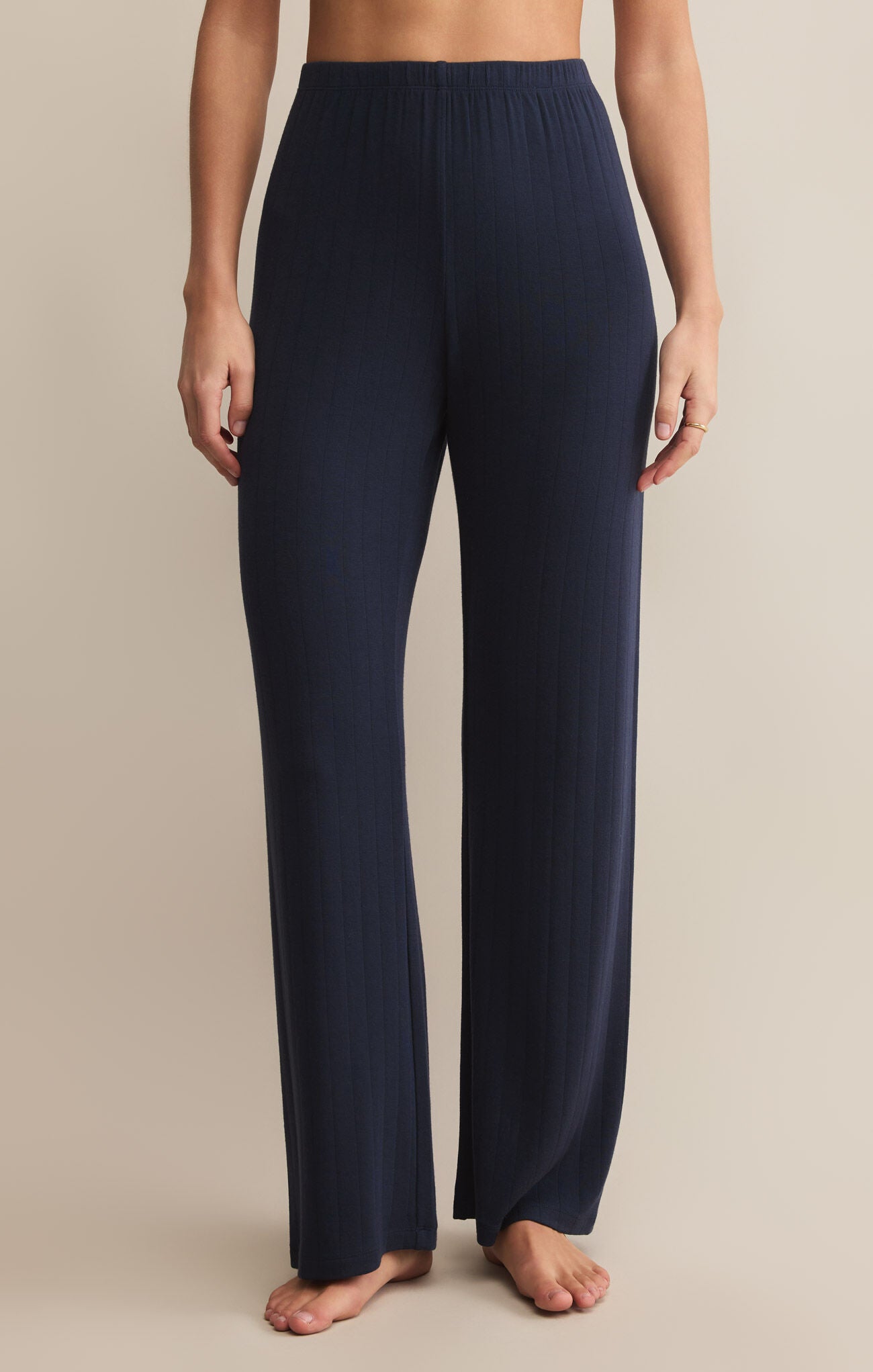 Classique Rib Pant - Eclipse