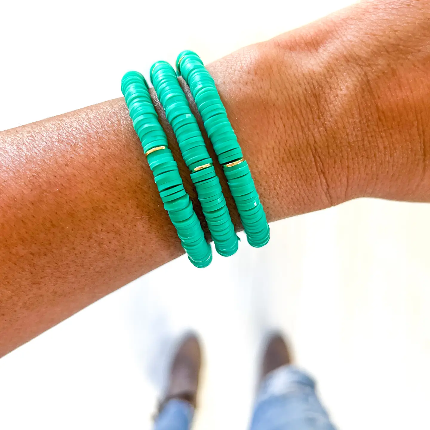 Vinyl Heishi Bracelet
