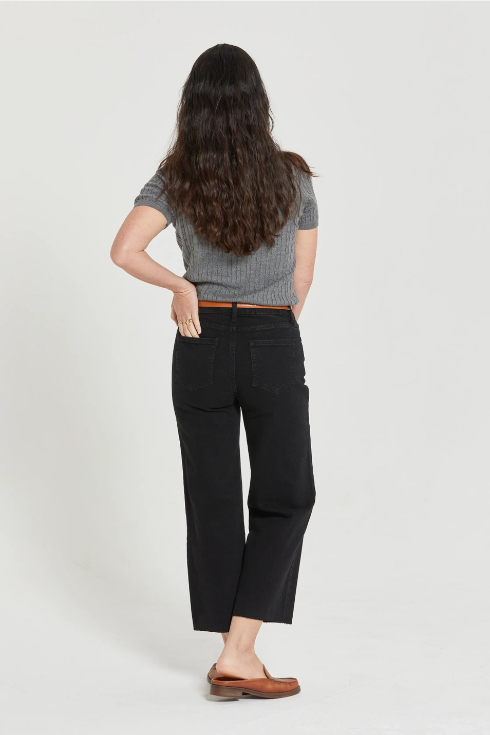 Aberdeen Ankle Crop High Rise Jean