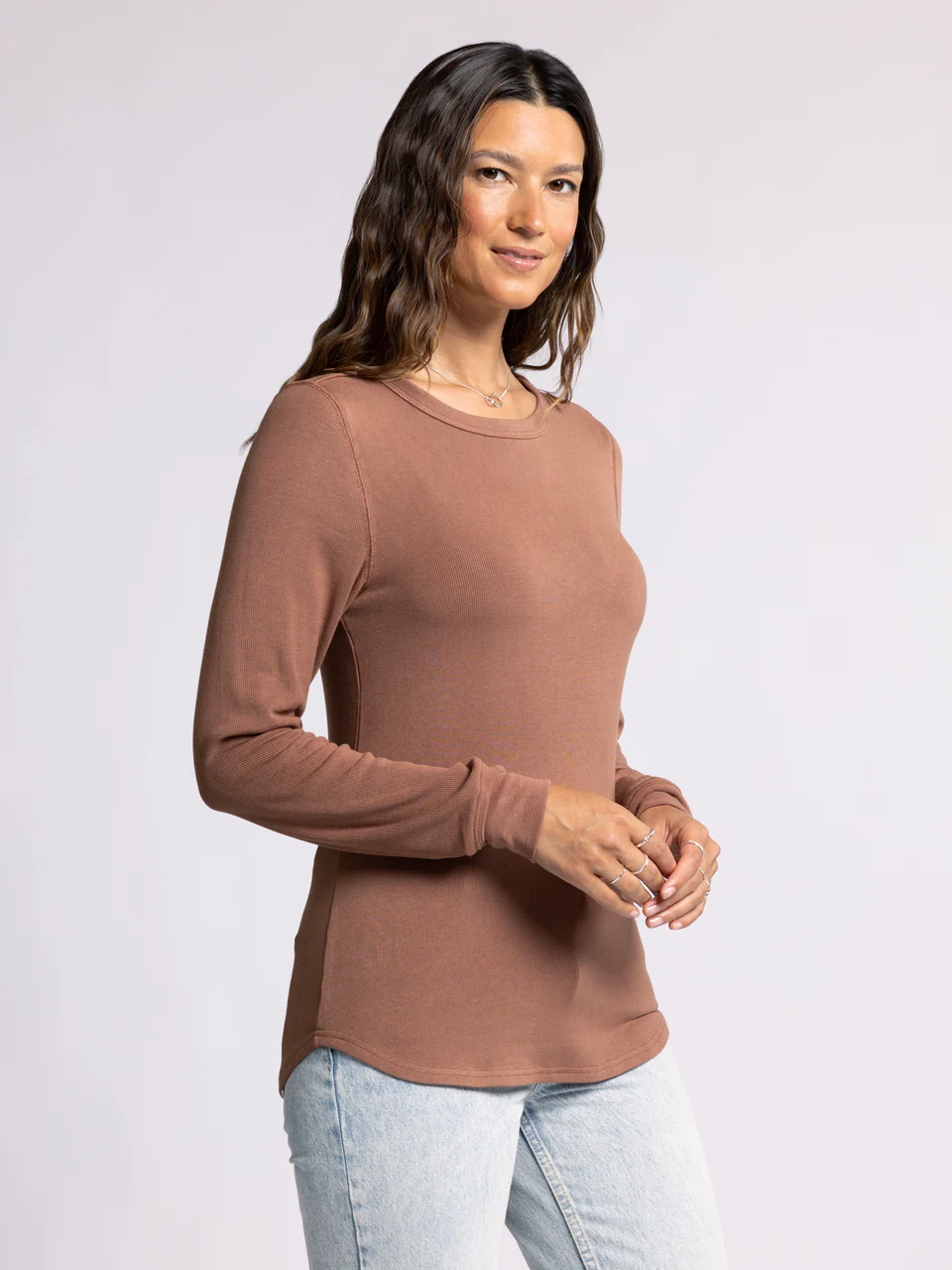 Stacy Top - Brown Rust