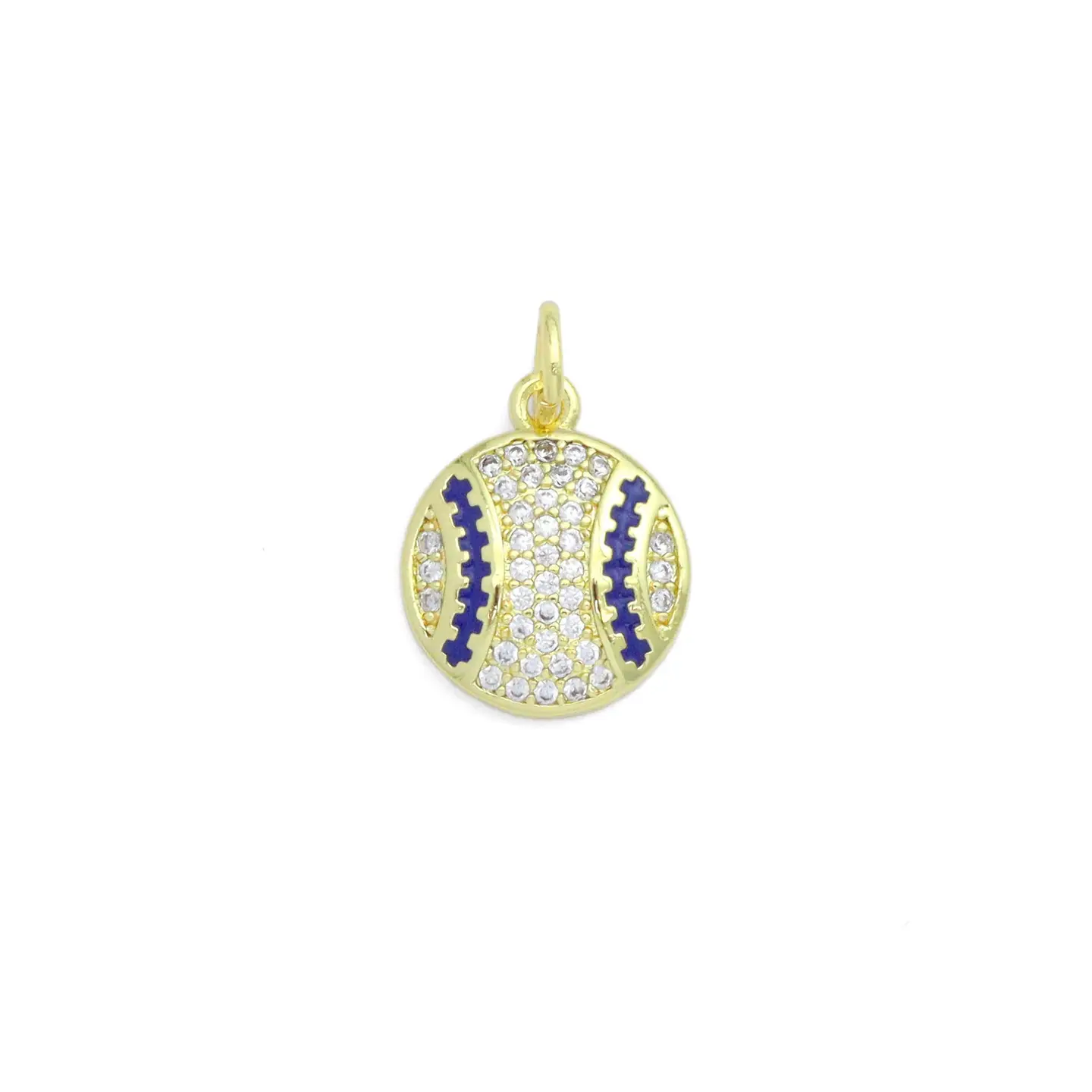 Cz Enamel Charm Pendant