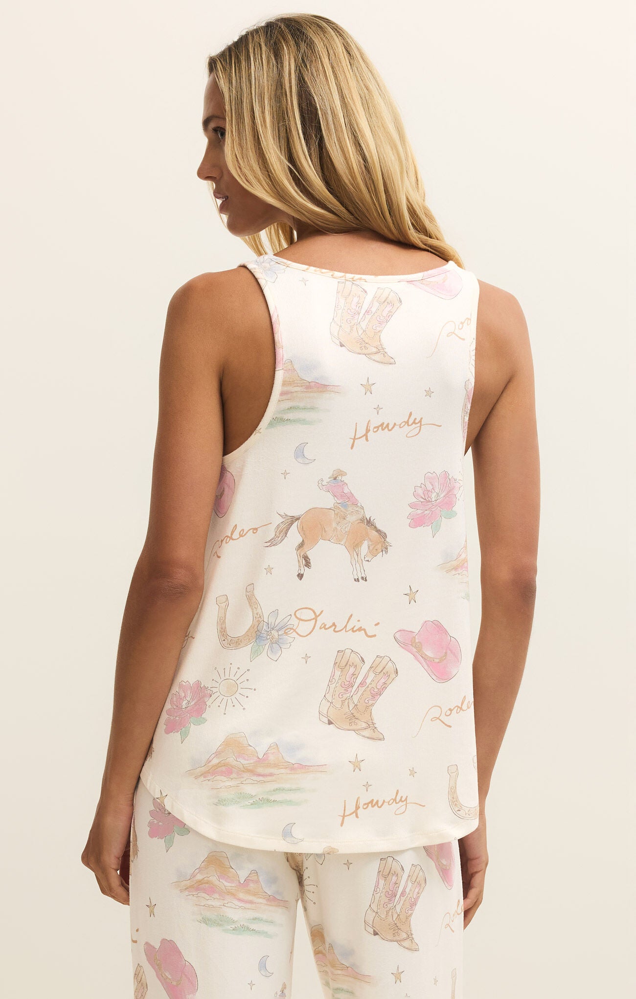 Desert Rose Tank - Vanilla Ice
