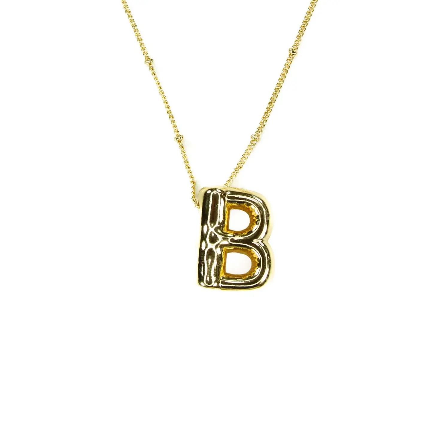 Mini Balloon Initial Necklace