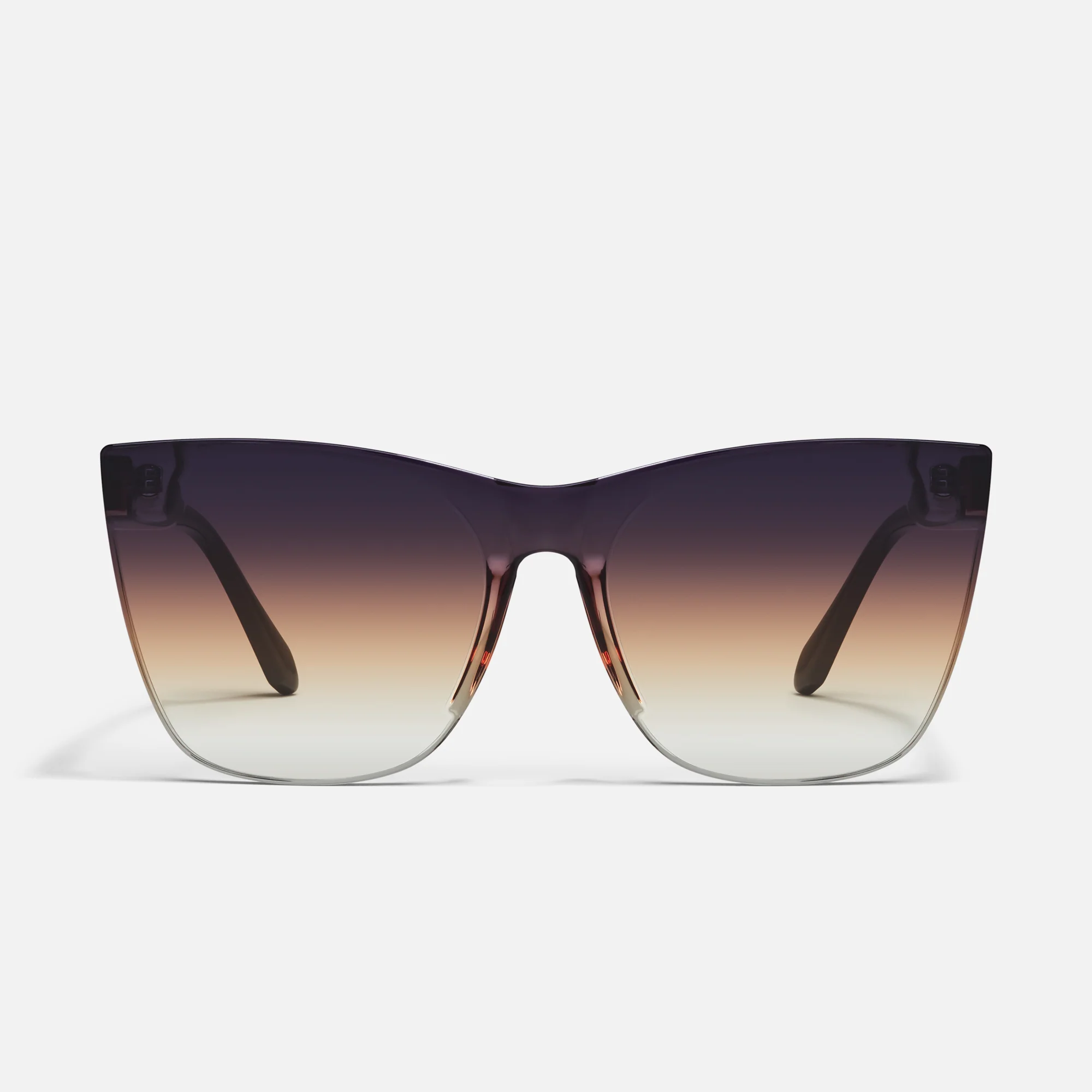 Quay Come Thru Large - Black Frame / Futuredusk Poppy Lens