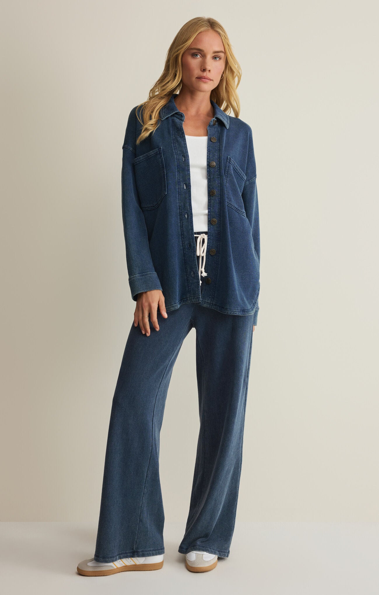 All Day Knit Denim Jacket - Indigo