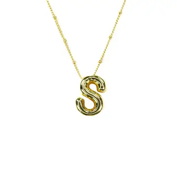 Mini Balloon Initial Necklace