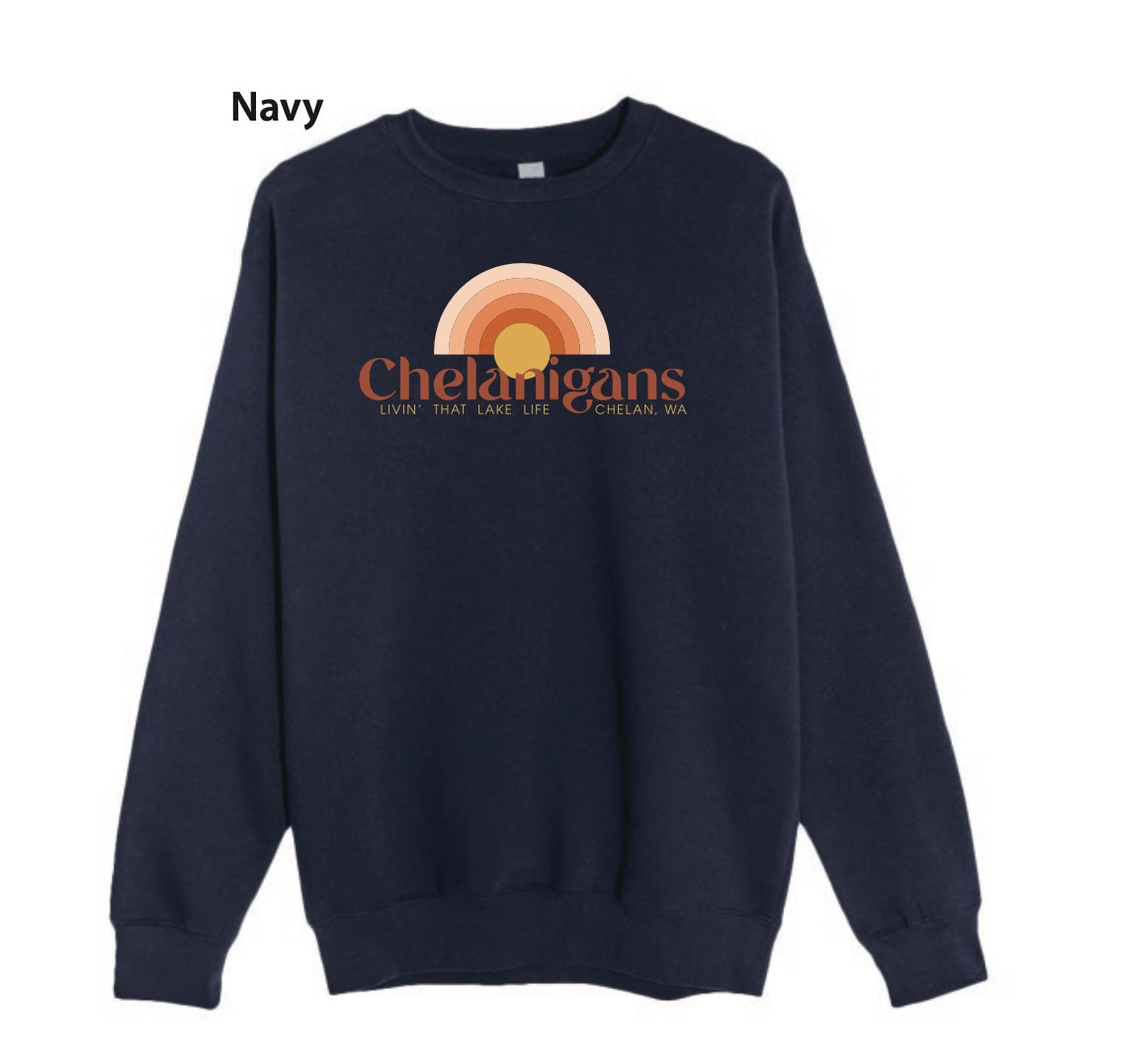 Chelanigans Rainbow Pullover Crewneck