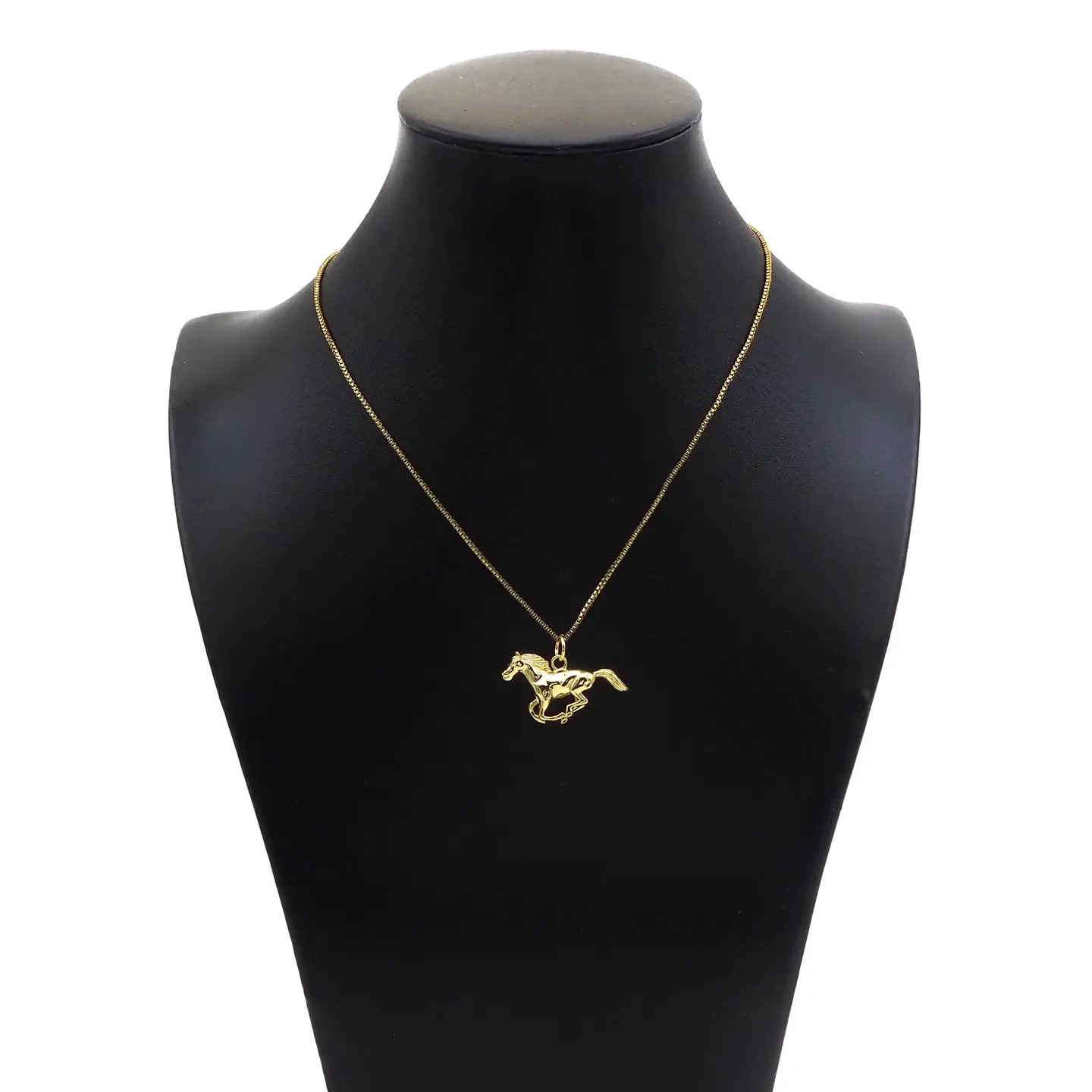 18K Gold Filled Running Horse Shape Pendant