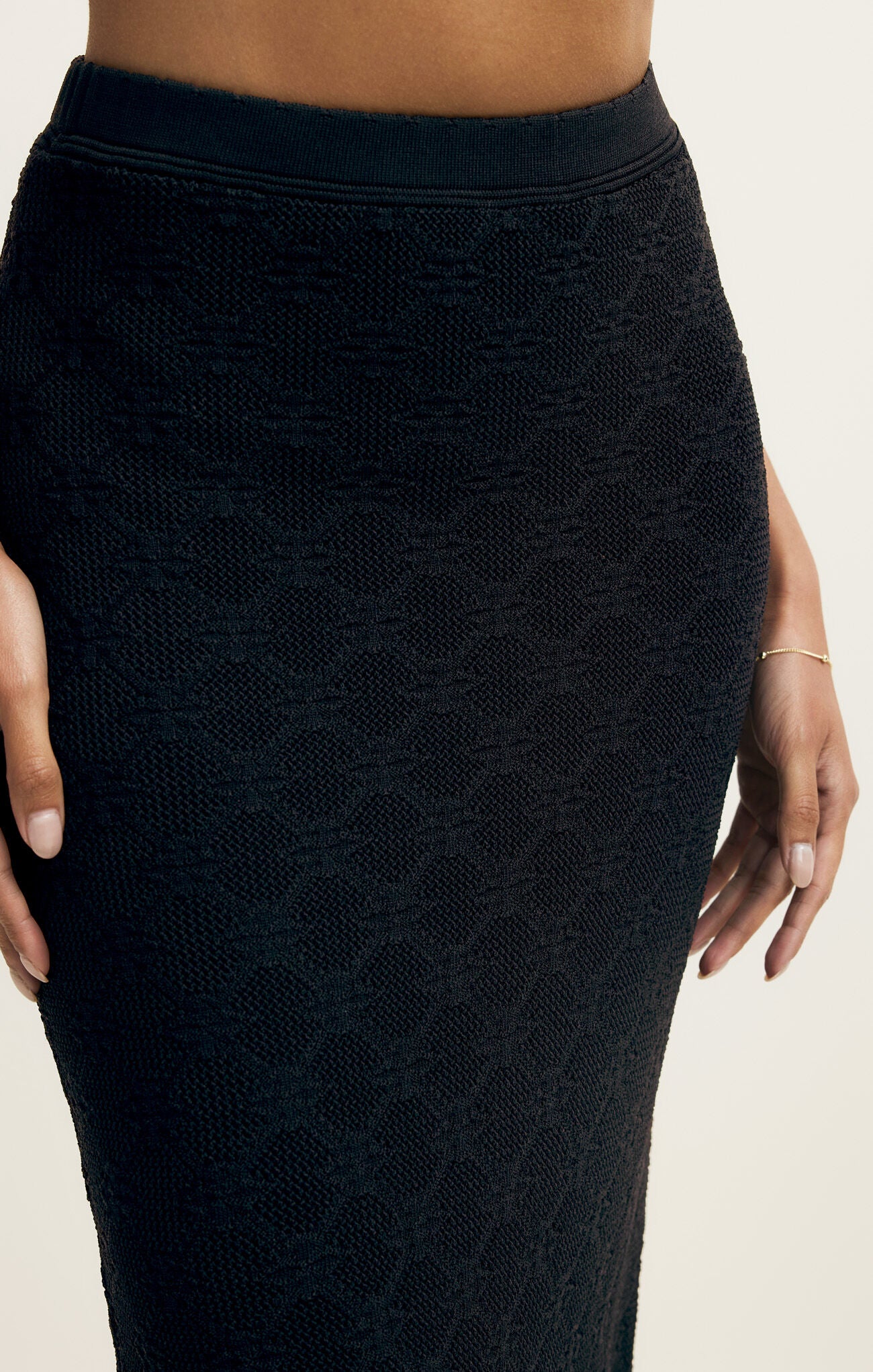 Ramona Sweater Skirt - Black