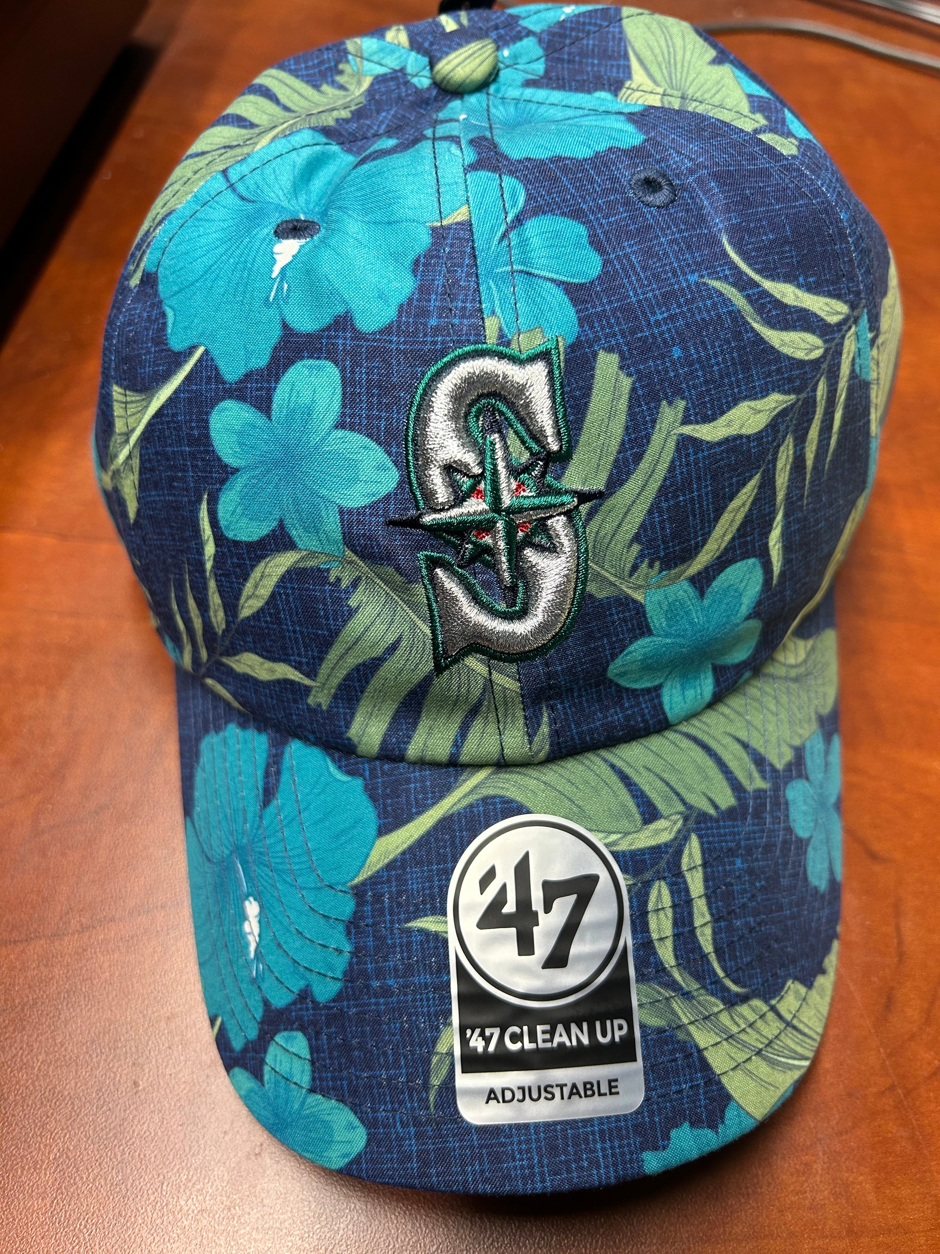 Seattle Mariners Navy Beach Side 47 Clean Up Hat