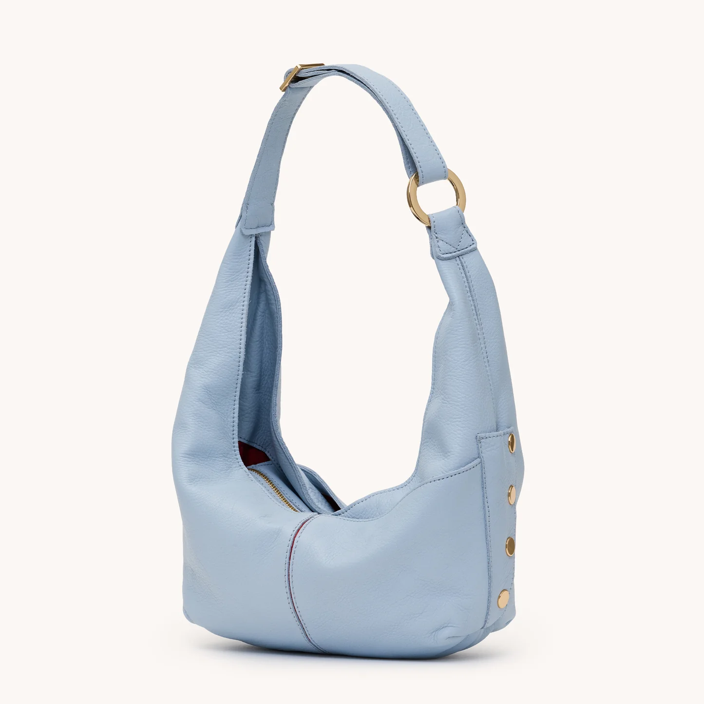Hammitt Tom Zip Med - Hazy Blue/Gold