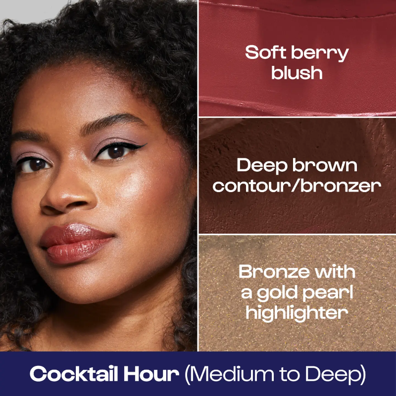 Alleyoop Makeup Cocktail Hour Stack the Odds Blush/ Bronzer/ Highlighter 