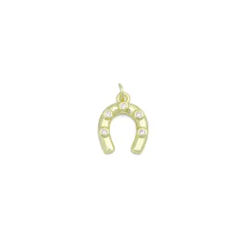 Cz Enamel Charm Pendant