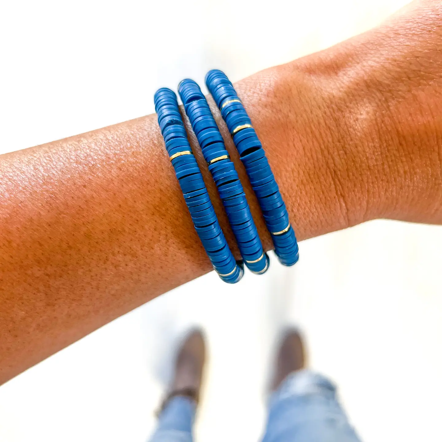 Vinyl Heishi Bracelet