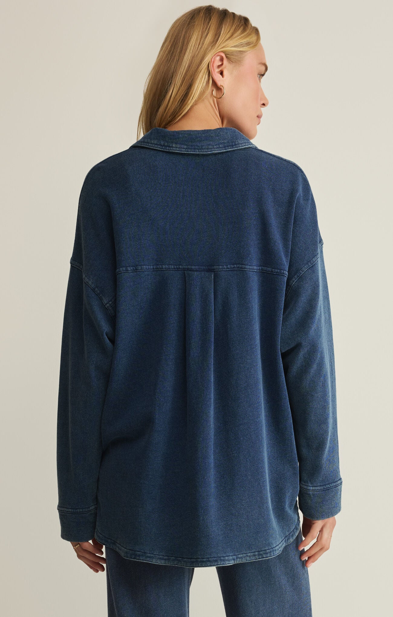 All Day Knit Denim Jacket - Indigo