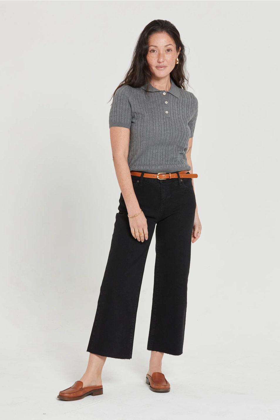 Aberdeen Ankle Crop High Rise Jean