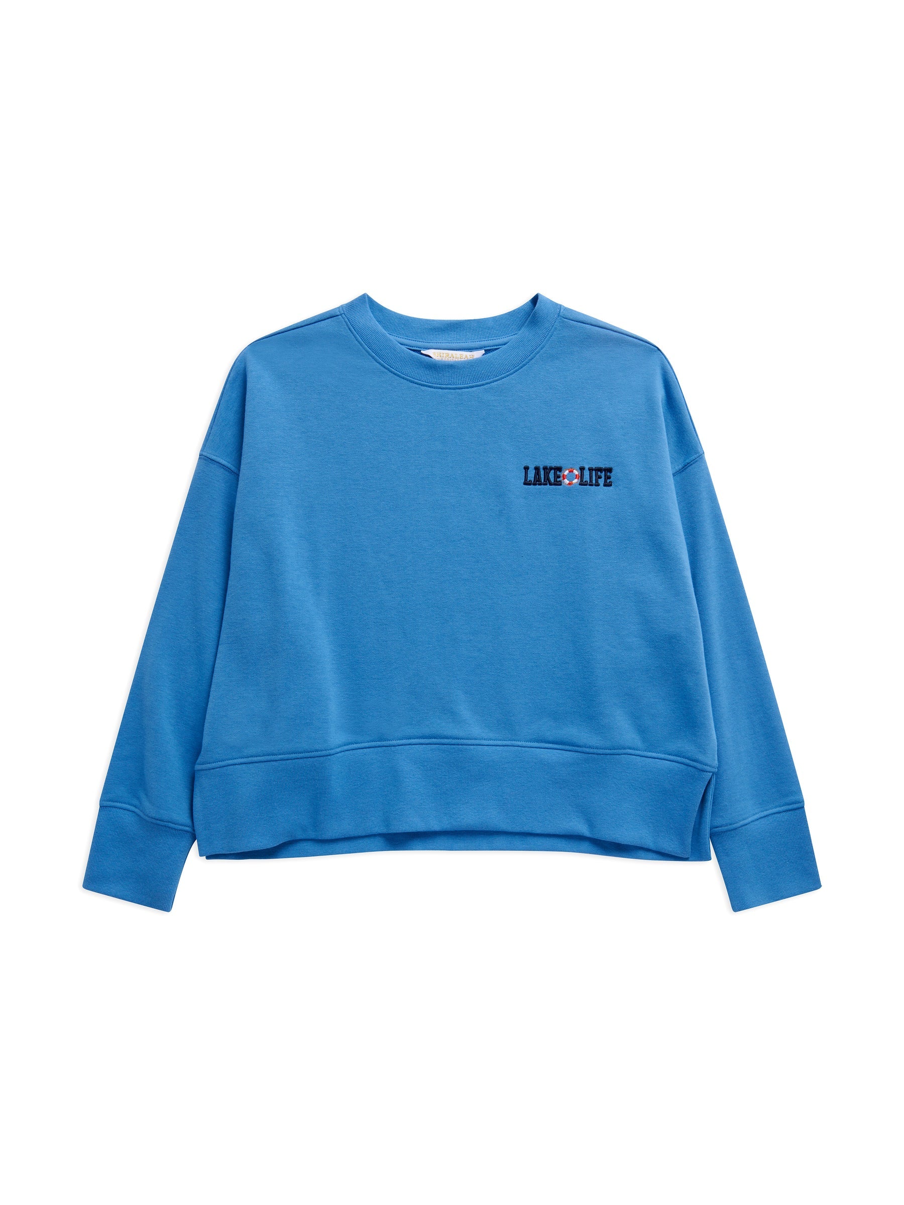 Shiraleah "Boat Docks And Flip Flops" Relaxed Sweatshirt - Blue