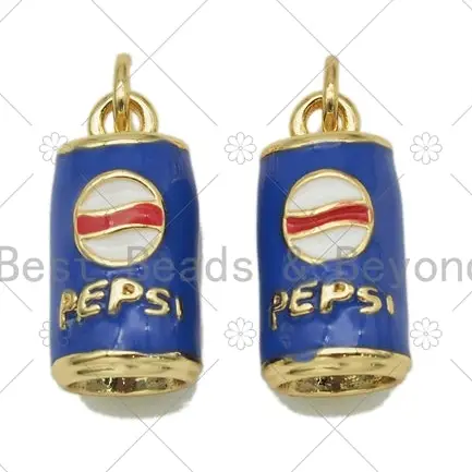 Enamel Pepsi Soda Can Charm